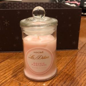 A box of soaps and lotions from france.